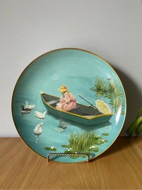 Rare Vintage AK Kaiser Summer Is Forever Wall Plate West Germany 10”